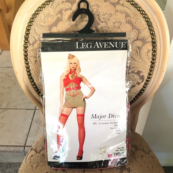 Leg Avenue-MAJOR DIVA HALLOWEEN COSTUME-M/L~NWT - Picture 2 of 4